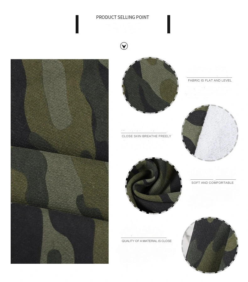 Factory Offer Printed Camouflage Single Side Brush Anti-Pilling Micro Polar Fleece