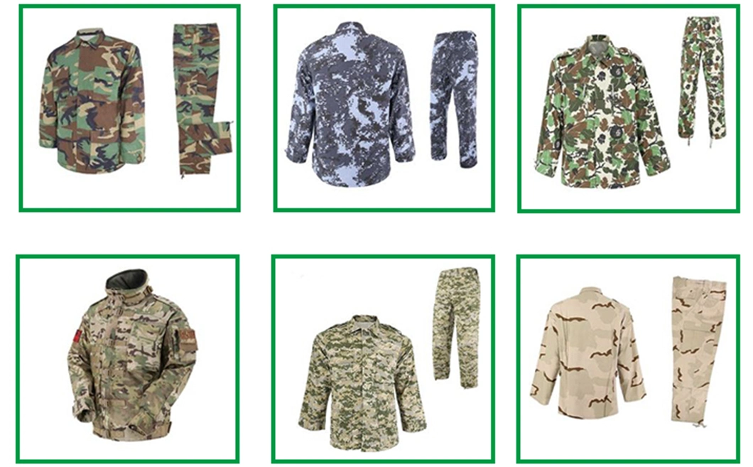 Saudi Arabia Uniform Fabrics Ripstop Checks Desert Camo Anti-Infrared Anti-Tear 65 Poly 35 Cotton Fabric